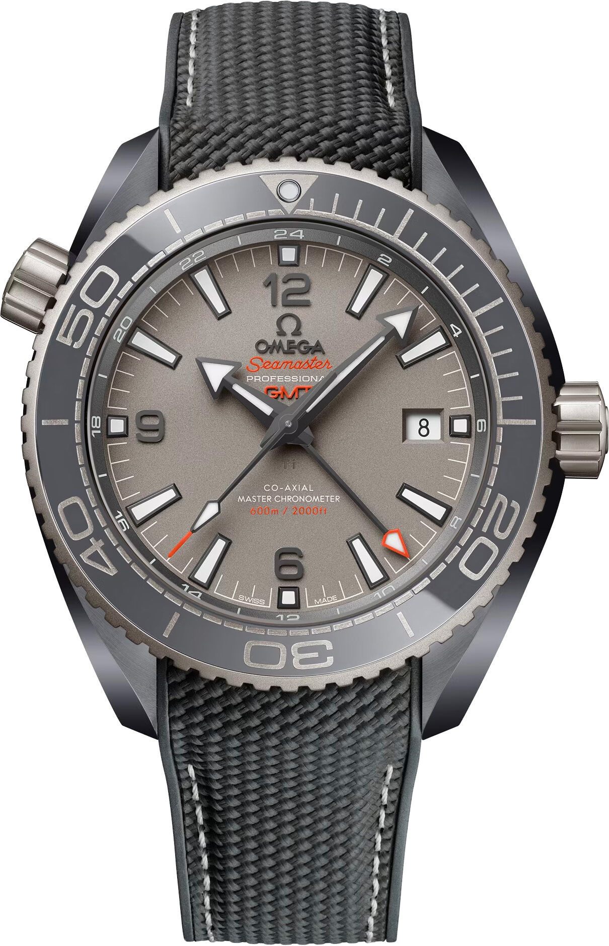 Omega 215.92.46.22.99.002 Seamaster Planet Ocean 600M Co-Axial Master Chronometer GMT Dark Grey
