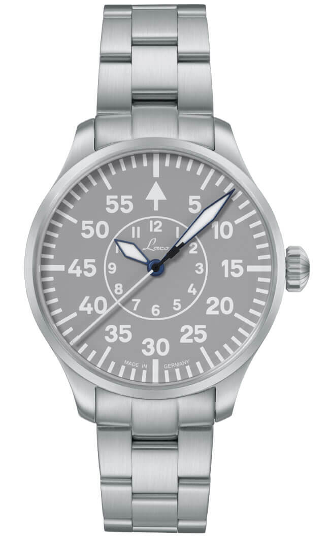 Laco Pilot Watches Basic Aachen Grau 39 MB
