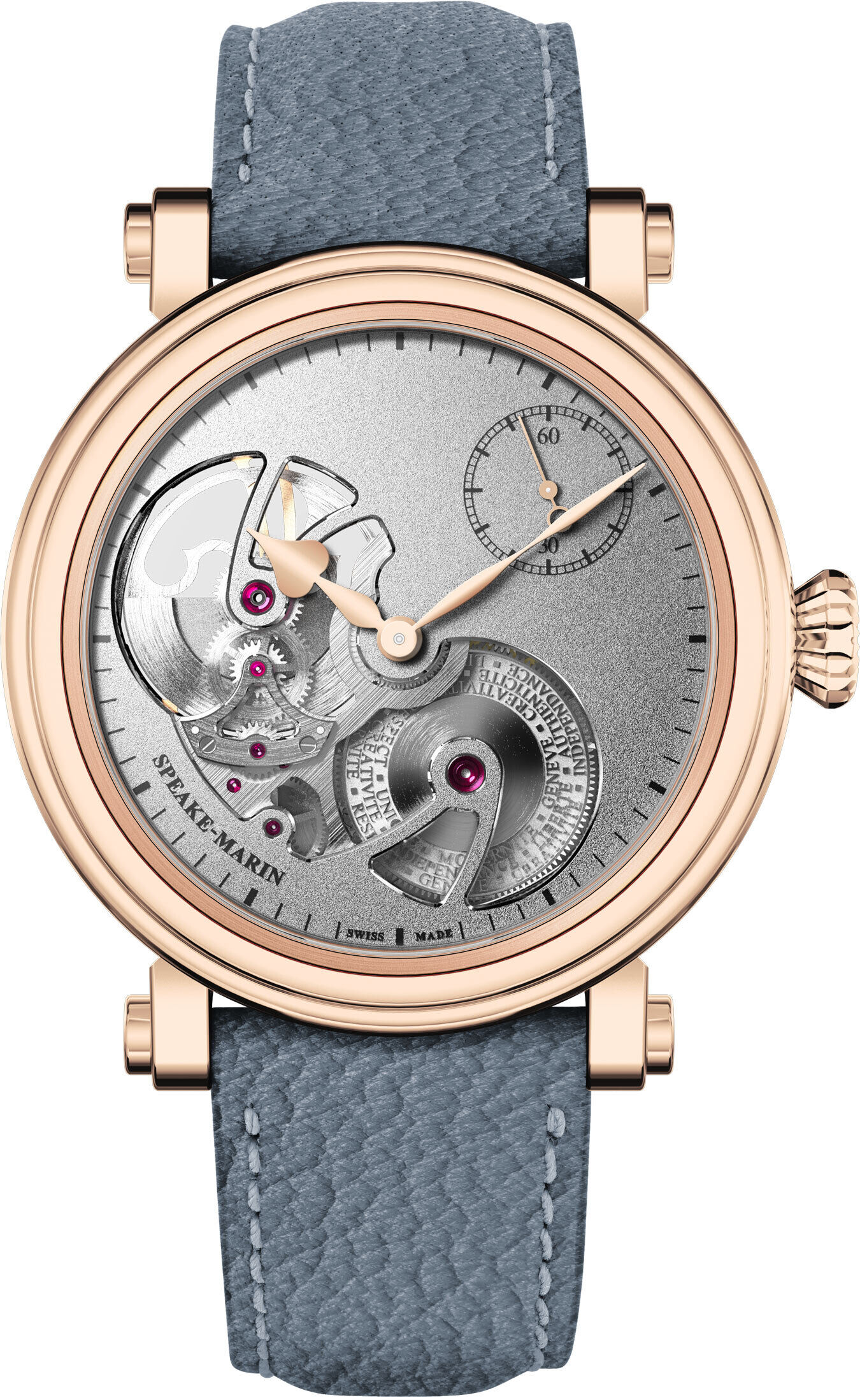 Speake-Marin 424217440 Openworked Sandblasted Red Gold 42mm