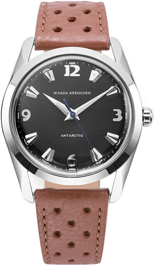 Nivada Grenchen 35002M41 Antarctic 35mm Black White Luminova