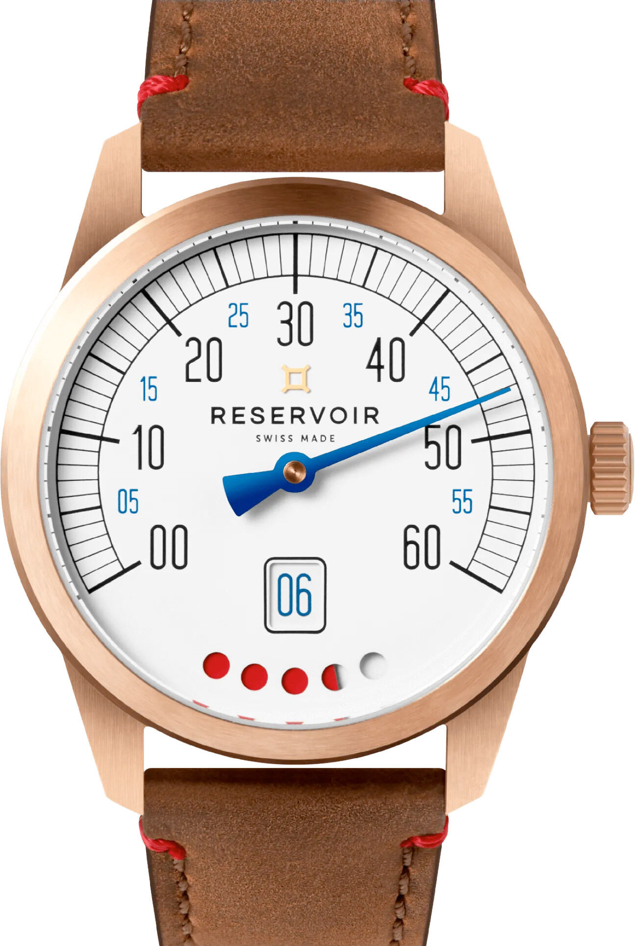 Reservoir Tiefenmesser Bronze on Strap