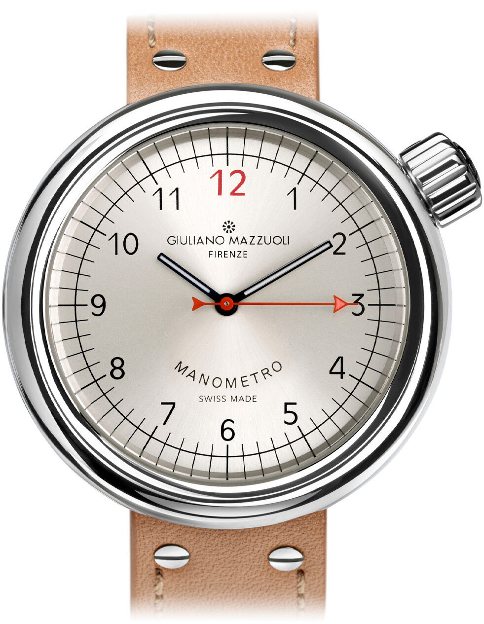Giuliano Mazzuoli Manometro Polished Silver