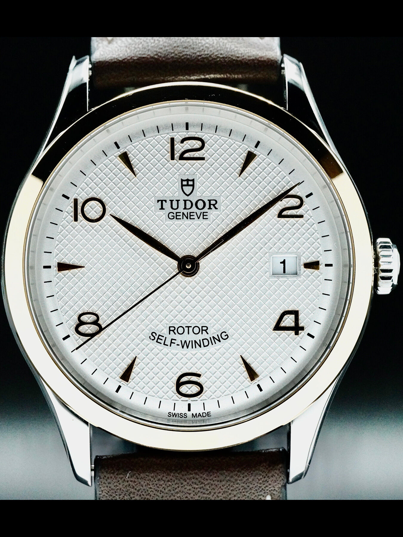 Tudor 91651-0005 1926 Steel Case Rose Gold Bezel