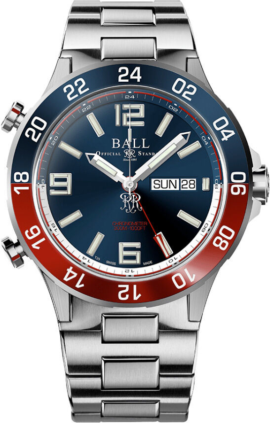 Ball DG3222A-S1CJ-BE Roadmaster Marine GMT Blue Dial 42mm