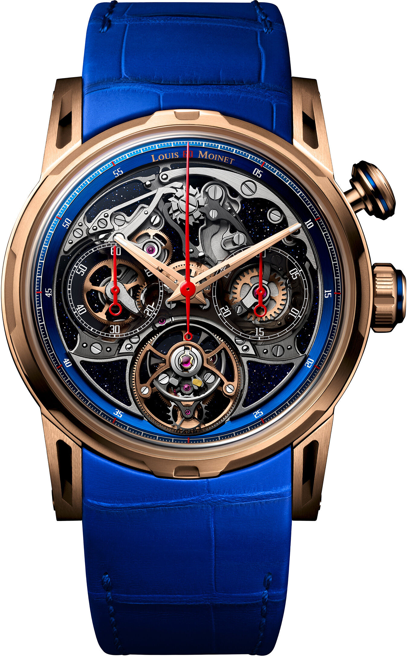 Louis Moinet LM-114.40.20 Impulsion 18k Rose Gold & Titanium Limited Edition