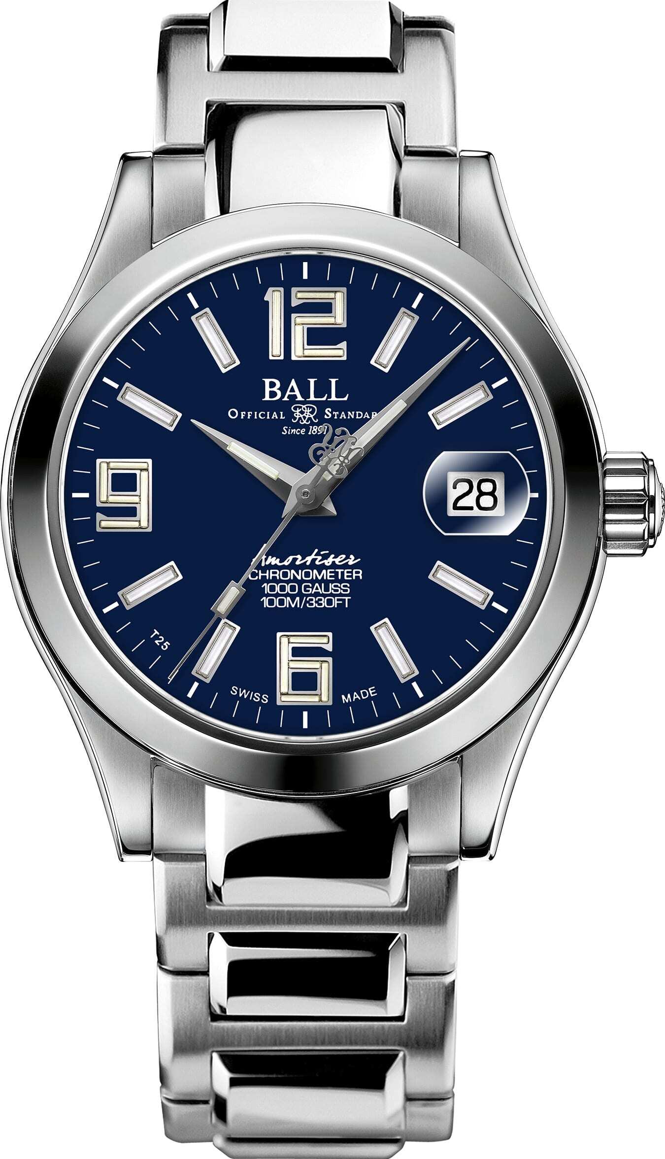 Ball NL9616C-S4CJ-BE Engineer III Pioneer II Blue Dial 36mm