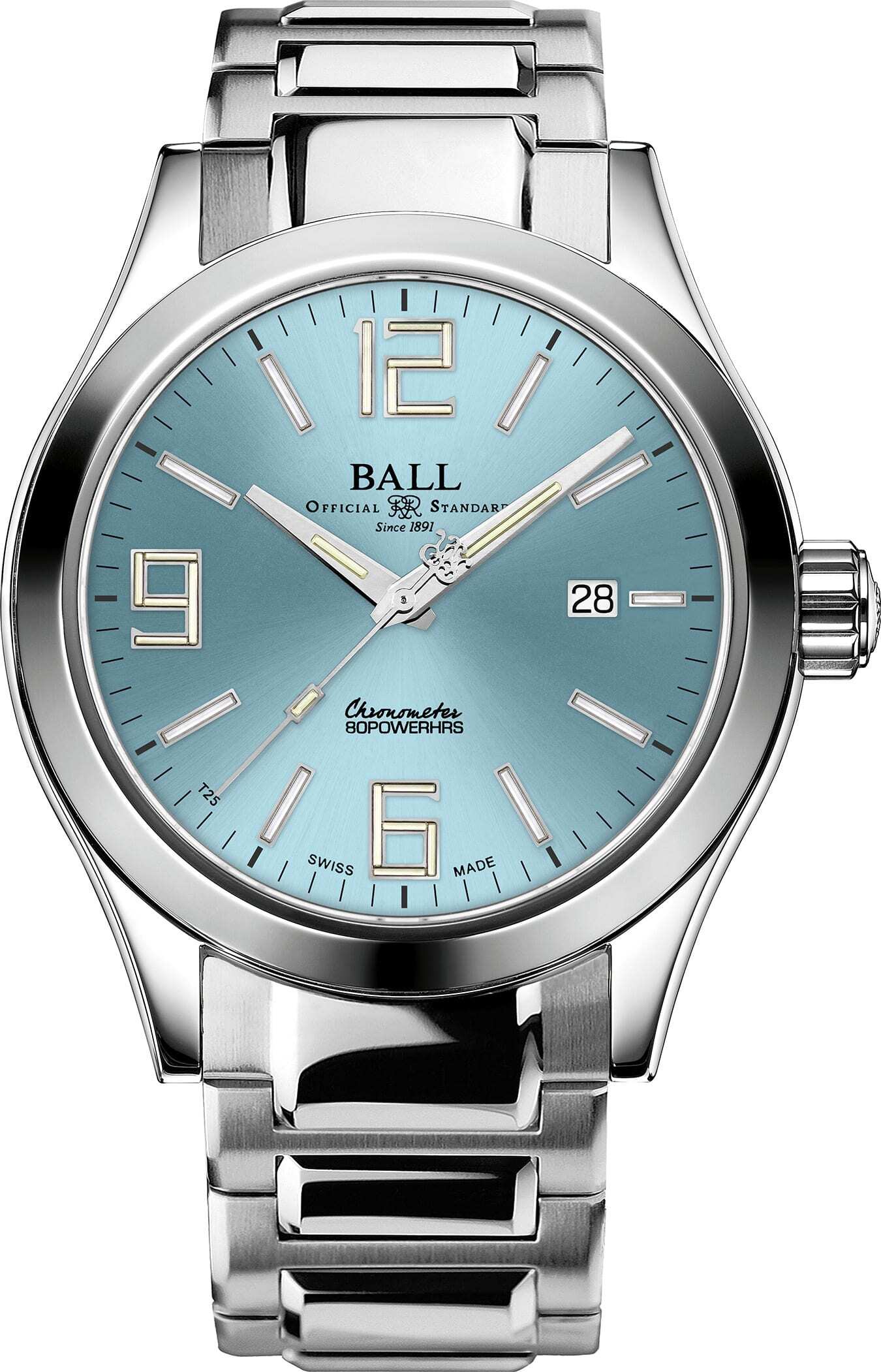 Ball NM2128C-S2CJ-IBE Engineer M Pioneer II Ice Blue Dial 43mm