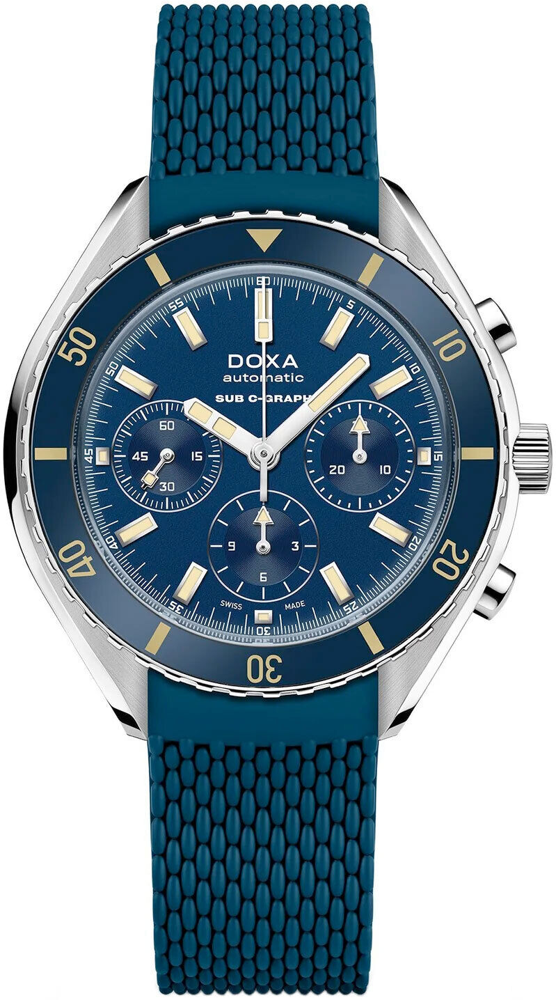 DOXA Sub 200 C-Graph Caribbean 798.10.201.32 on Strap