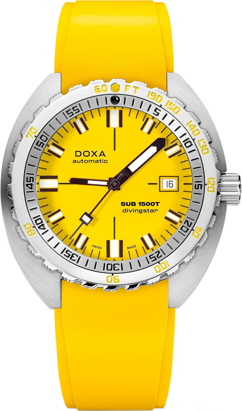 DOXA 1500T Divingstar 881.10.361.31 on Strap