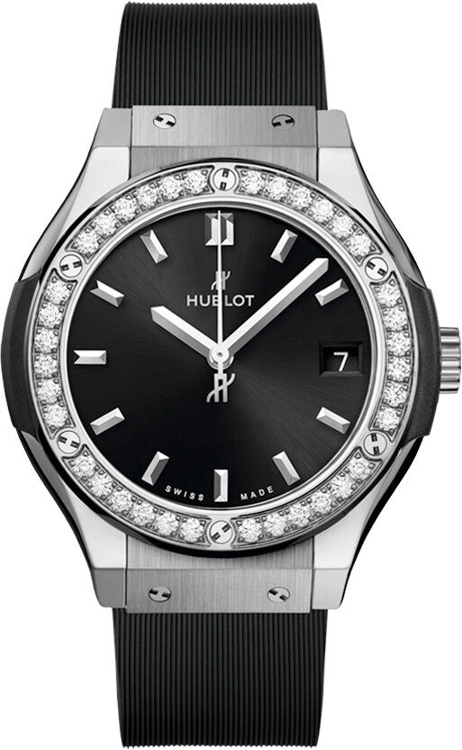 Hublot 581.NX.1470.RX.1104 Classic Fusion Titanium Diamonds 33mm