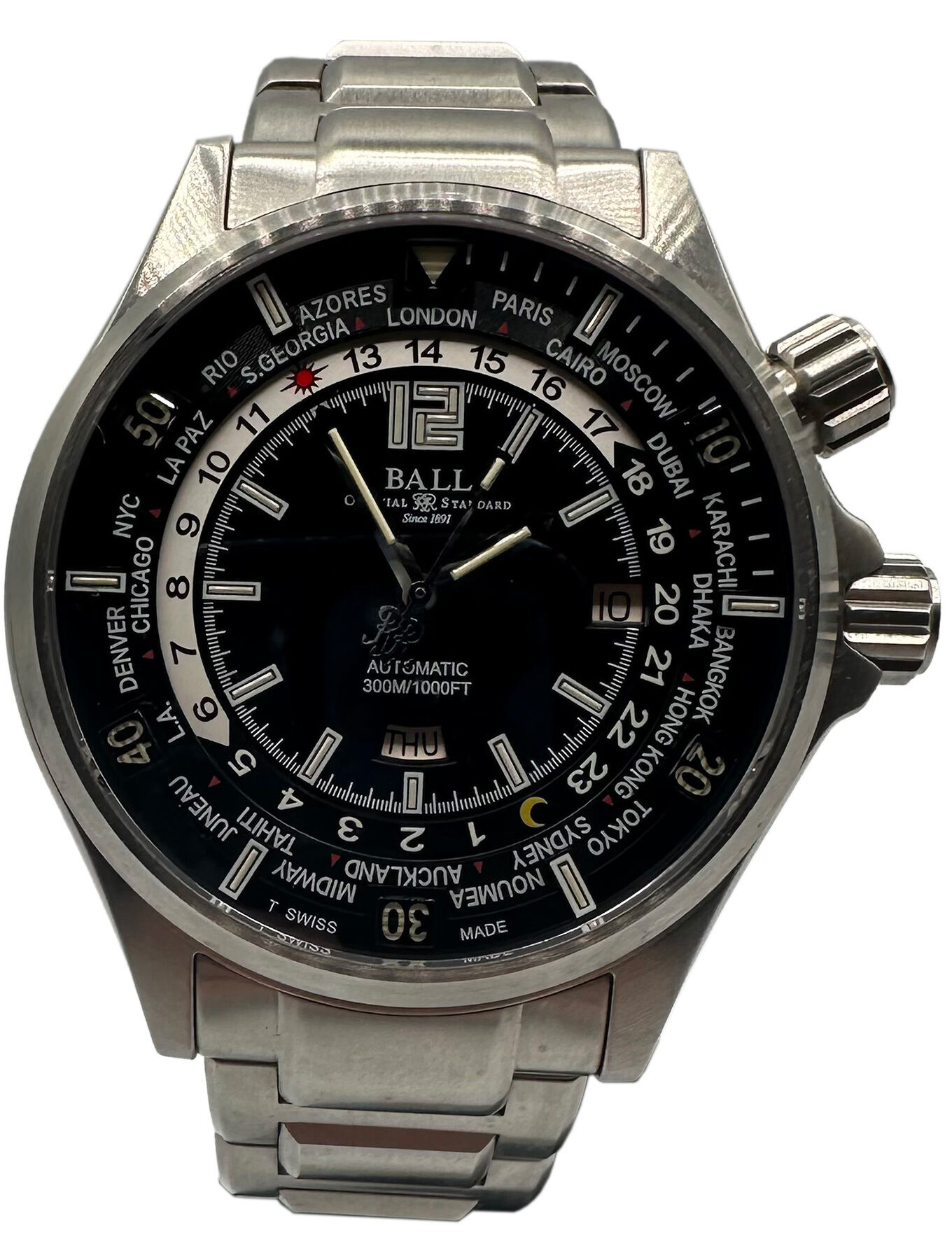 Ball Watch Engineer Master II Diver Worldtime DG2022A-S3A-BK