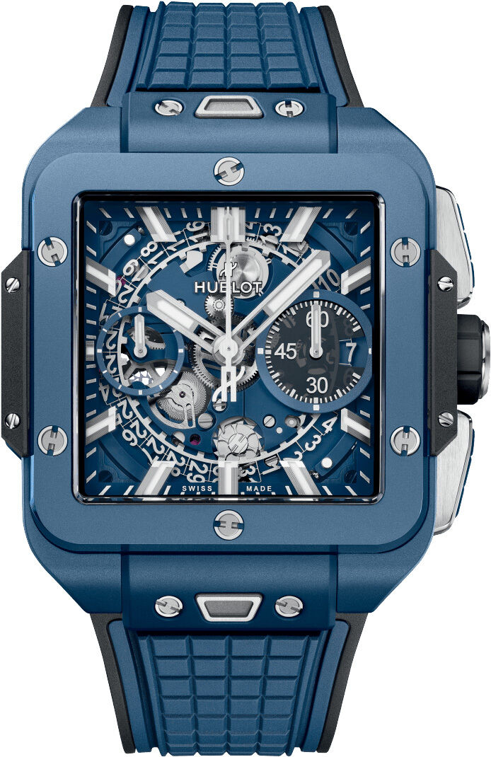 Hublot 821.EX.5170.RX Square Bang Unico Blue Ceramic 42mm