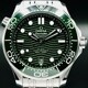 Omega 210.30.42.20.10.001 Seamaster Diver 300M Green Dial on Bracelet image 0 thumbnail