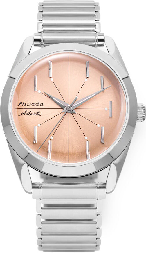 Nivada Grenchen 32050A11 Antarctic Spider Salmon No Date