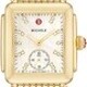 Michele Deco Mid 18K Gold Diamond Dial Watch MWW06V000004 image 0 thumbnail