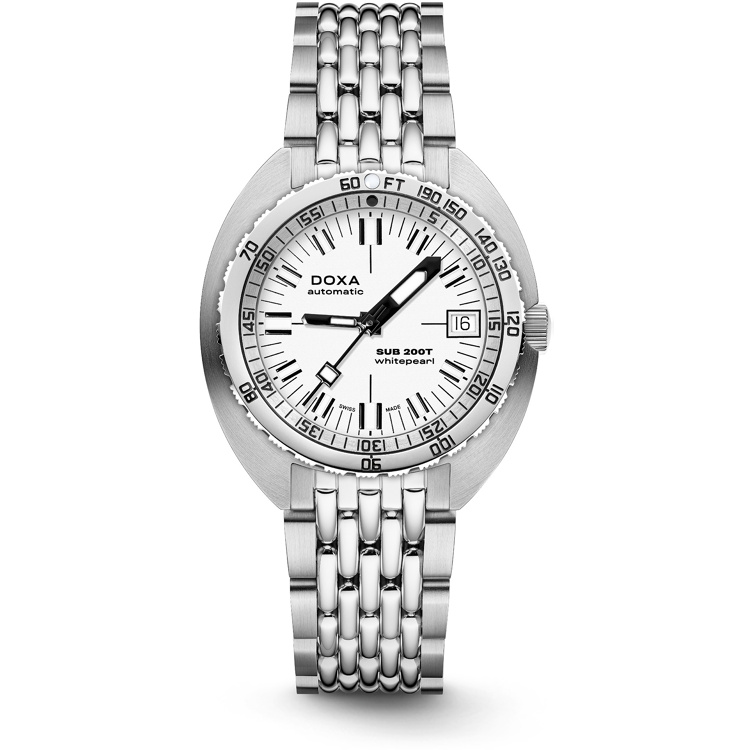 DOXA SUB 200T 804.10.011.10 Whitepearl Iconic Dial