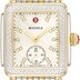 Michele Deco Mid Two-Tone 18K Gold Diamond Watch MWW06V000123 image 0 thumbnail