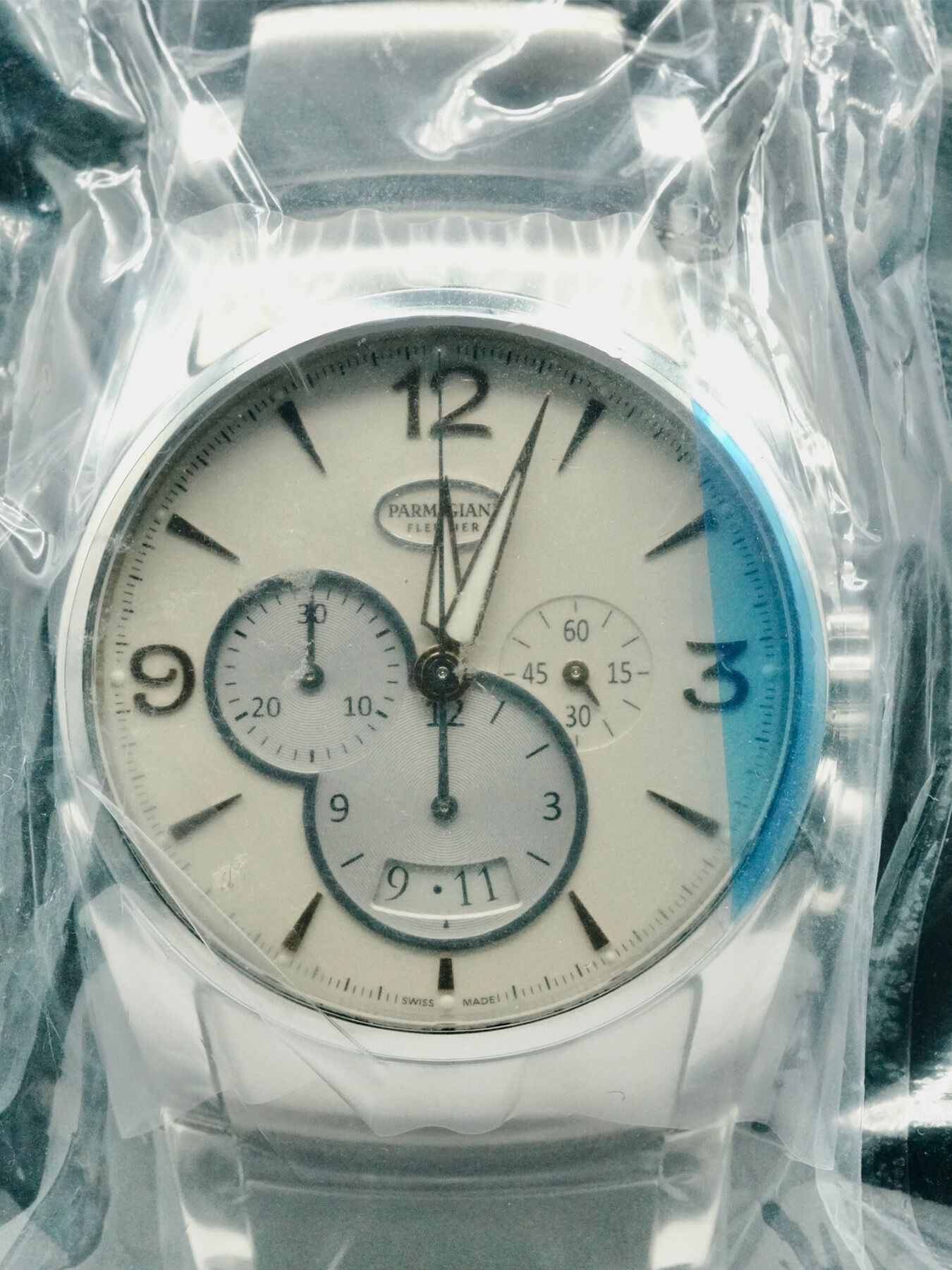 Parmigiani Fleurier PFC274-0002400-B33002 Tonda Metrographe Steel Grained White