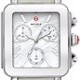 Michele Deco Sport Chronograph Stainless Steel White Leather Watch MWW06K000066 image 0 thumbnail