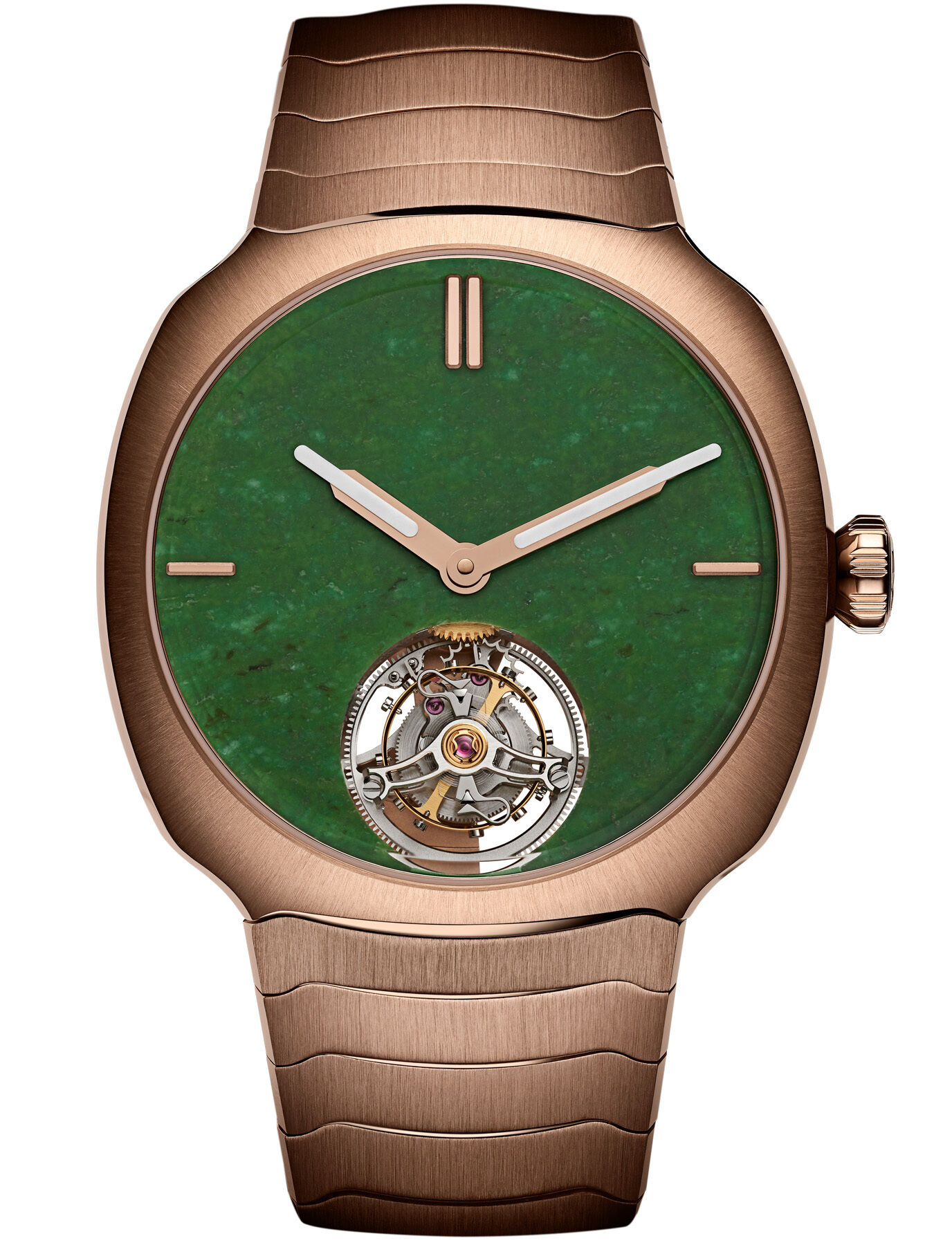 H. Moser & Cie. Streamliner Tourbillon Wyoming Jade 6804-0406