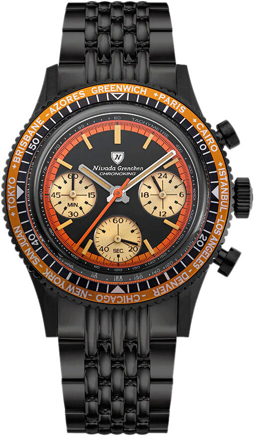 時計 Nivada grenchen chronoking CHRONOKING MECAQUARTZ - INTER.BEZEL | Nivada Grenchen