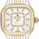 Michele Meggie Two-Tone 18K Gold-Plated Diamond Dial Watch MWW33B000009 image 0 thumbnail