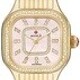 Michele Meggie 18K Gold-Plated Diamond Watch MWW33B000007 image 0 thumbnail