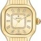 Michele Meggie 18K Gold-Plated Diamond Dial Watch MWW33B000013 image 0 thumbnail
