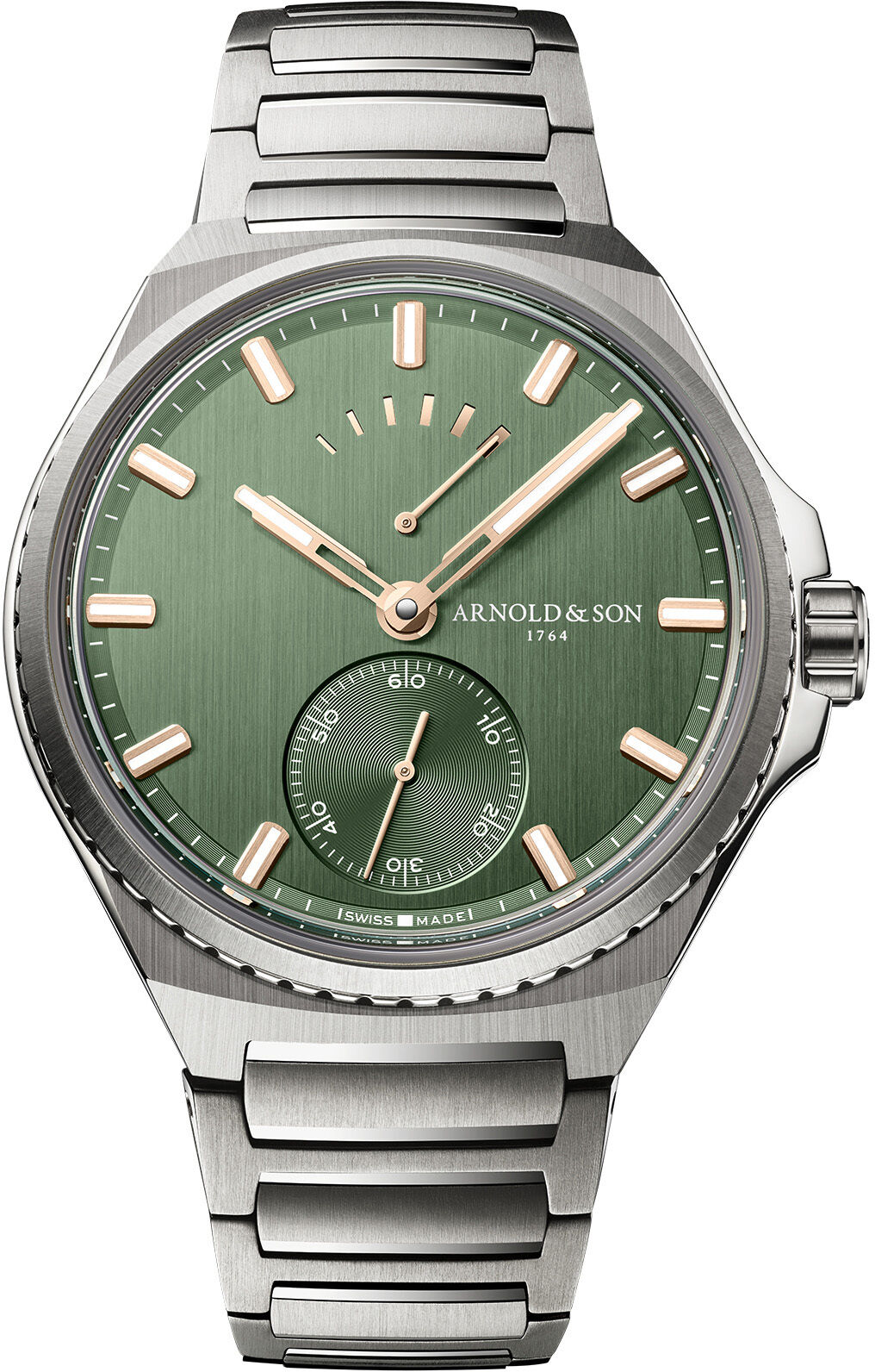 Arnold & Son Longitude Titanium Fern Green