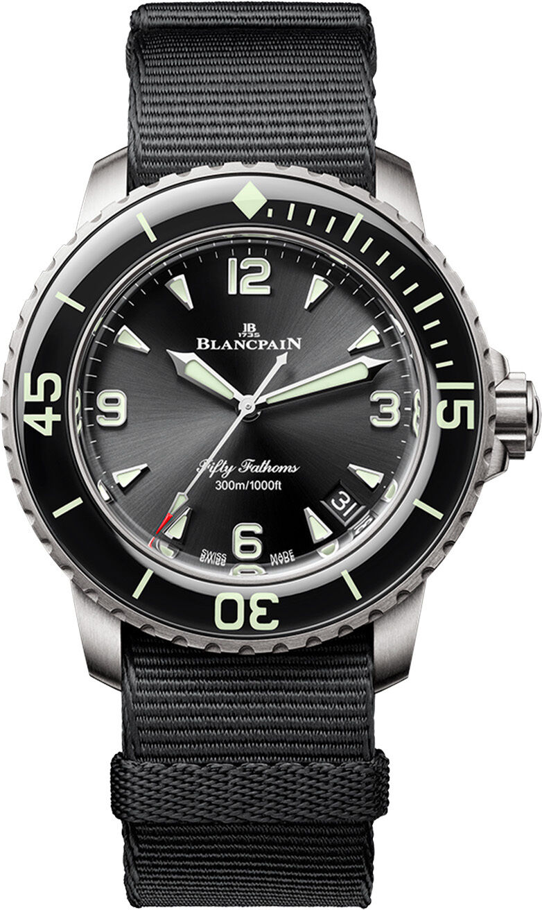 Blancpain 5010 12B30 NABA Fifty Fathoms Automatic 42mm Black Dial