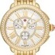 Michele Serein 18K Gold-Plated Diamond Watch MWW21A000070 image 0 thumbnail