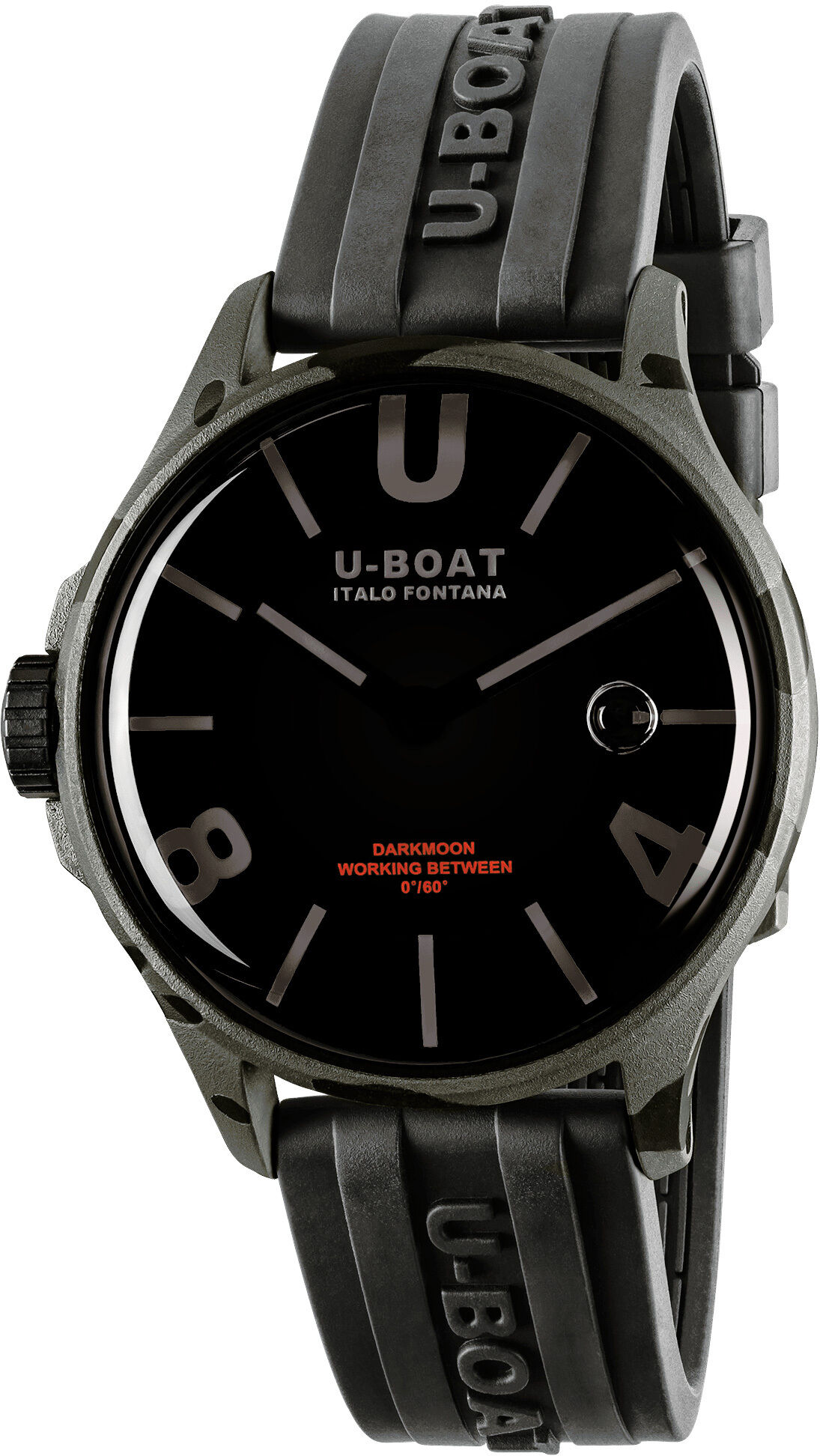 U-Boat 9552 Darkmoon 40mm BK Grey Curved Camouflage