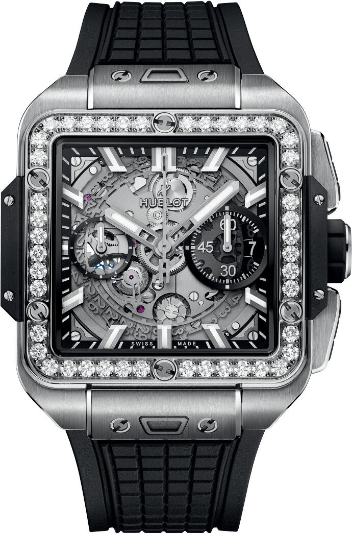 Hublot Square Bang Unico Titanium Diamonds