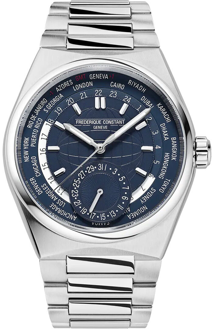 Frederique Constant Highlife Worldtimer Manufacture FC-718N4NH6B Blue Dial