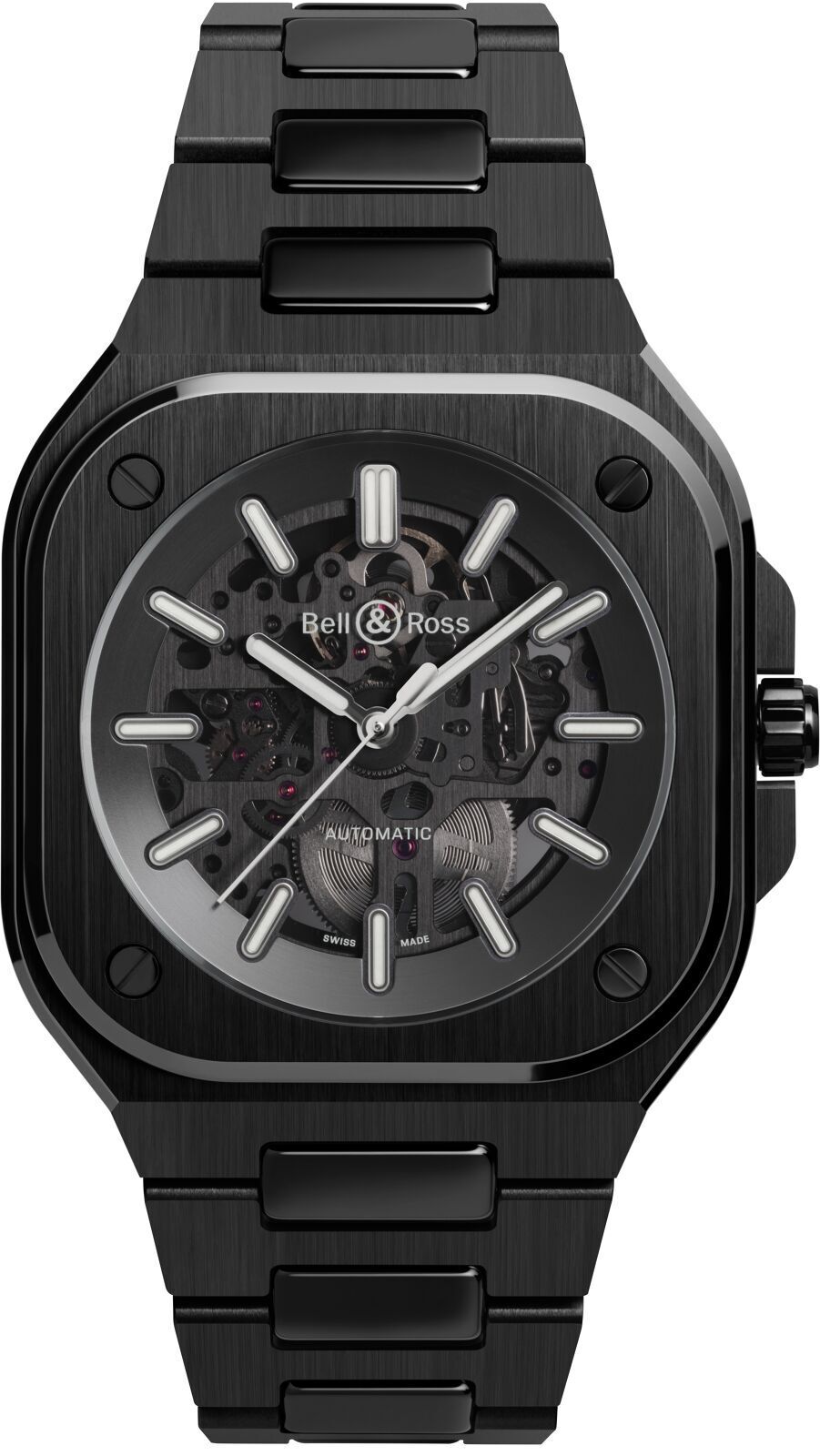 Bell & Ross BR 05 Skeleton Black Ceramic on Bracelet
