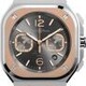 Bell & Ross BR 05 Chrono Grey Steel and Gold image 0 thumbnail