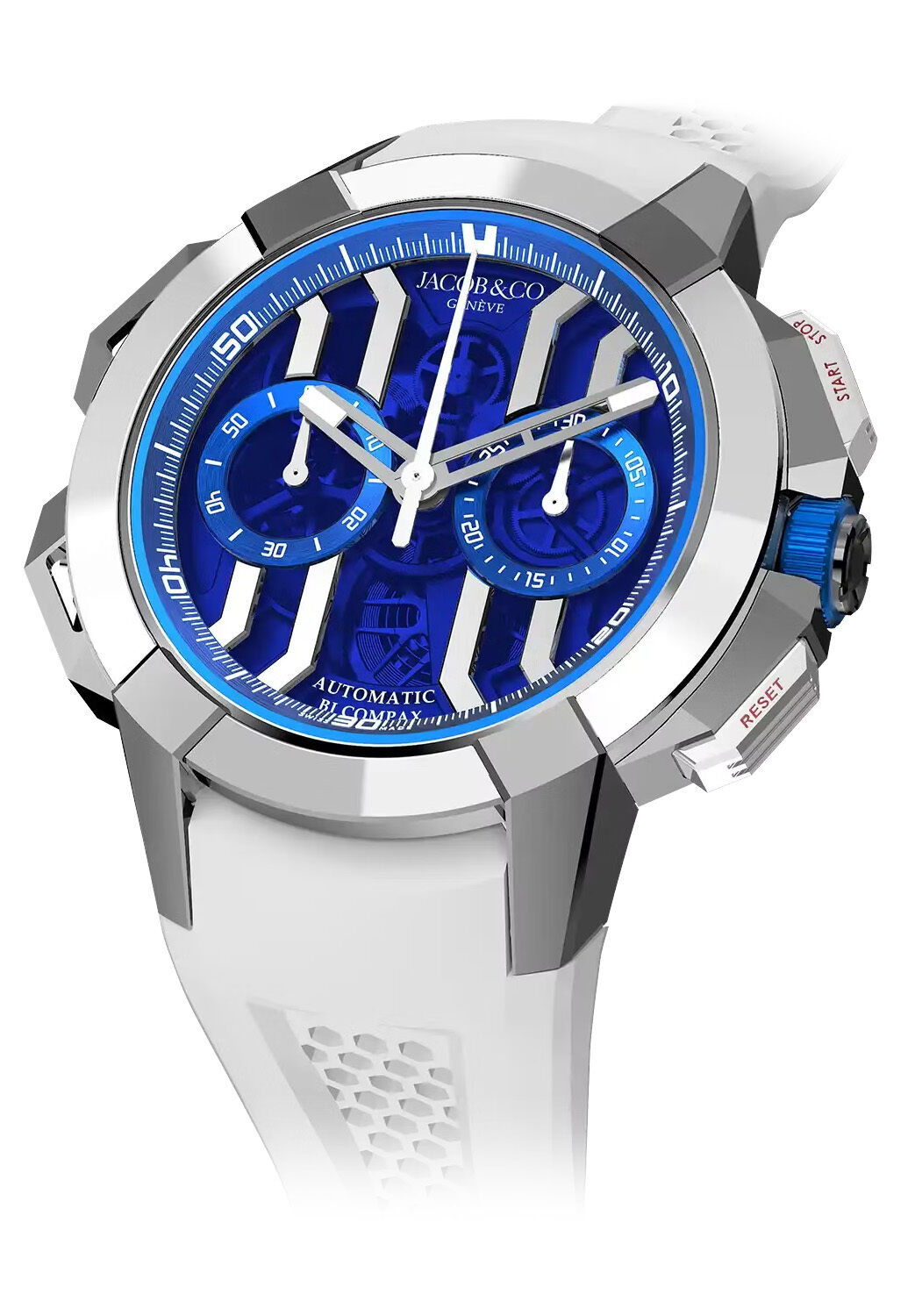 Jacob & Co. Epic X Chronograph Titanium Blue