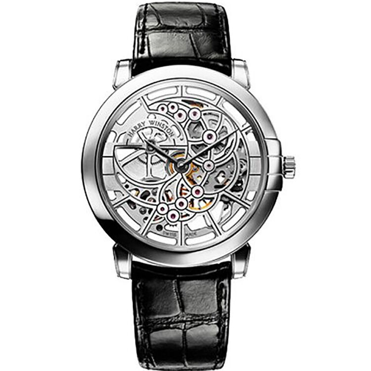 Harry Winston Midnight Skeleton MIDAHM42WW001 - Exquisite