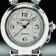 Cartier 2324 Pasha Stainless Steel Date White Dial on Bracelet image 0 thumbnail