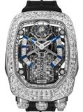 Jacob & Co. Bugatti Chiron Tourbillon Baguette White Gold on Strap image 1 thumbnail