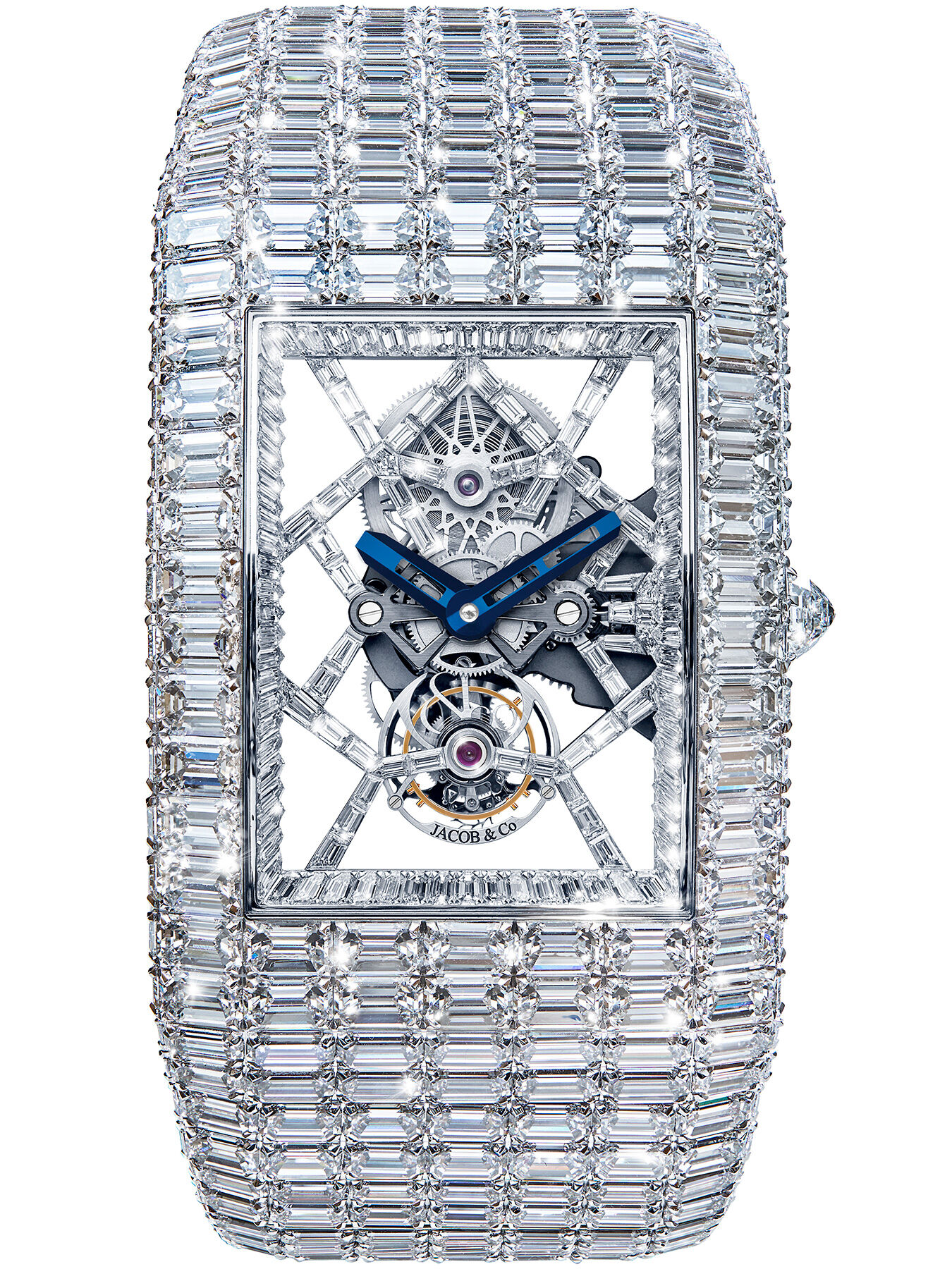 Jacob & Co. Billionaire III White Diamonds Gold on Bracelet