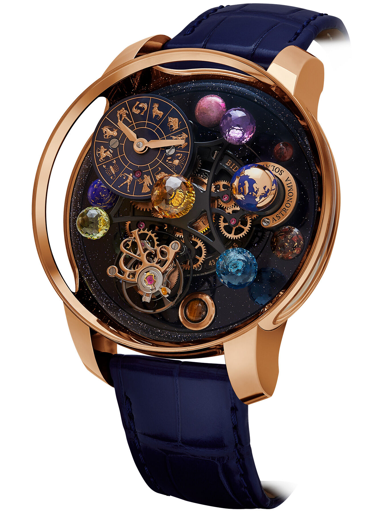 Jacob & Co. Astronomia Solar Zodiac Rose Gold Planets Zodiac