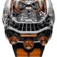 Jacob & Co. Bugatti Chiron Tourbillon Baguette Diamonds Degrade Sapphires Rose Gold on Strap image 0 thumbnail