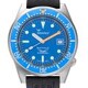 Squale 1521 Blue Blasted Steel Blue on Strap 1521BLUEBL.VO image 0 thumbnail