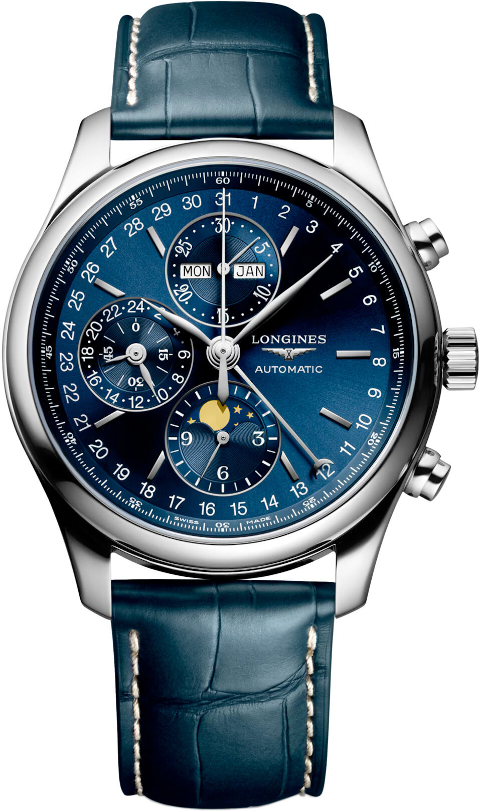 Longines L2.773.4.92.0 Master Collection 42mm Sunray Blue Dial