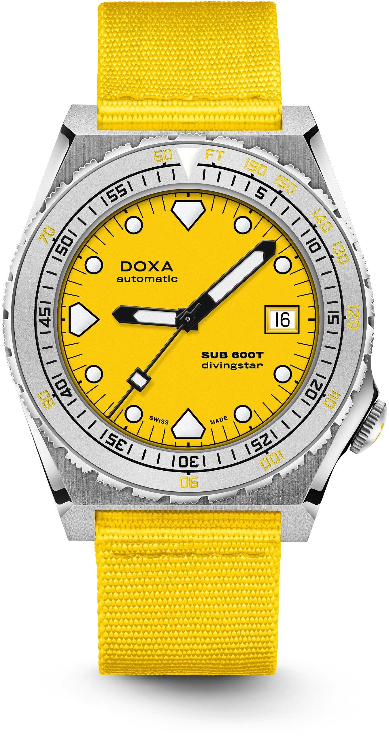 DOXA Sub 600T Divingstar 862.10.361.31-N on NATO Strap