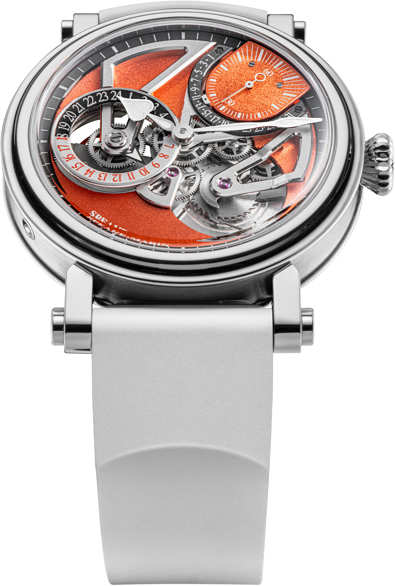 Speake-Marin 414209020 Dual Time Terracotta Titanium 42mm