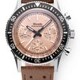 Nivada Grenchen 87043Q23 Chronoking Salmon Dial on Strap image 0 thumbnail