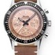 Nivada Grenchen 87043Q14 Chronoking Salmon Dial on Strap image 0 thumbnail