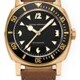 Nivada Grenchen 14123A16 Depthmaster Bronze Black Dial on Strap image 0 thumbnail